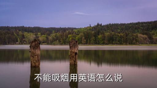 不能吸煙用英語怎么說
