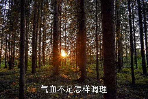 氣血不足怎樣調(diào)理