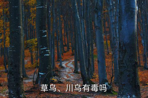 烏頭有毒嗎,草烏、川烏有毒嗎?一起來看看!