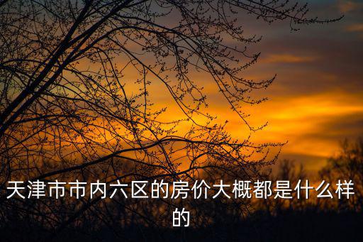 天津市市內(nèi)六區(qū)的房價大概都是什么樣的