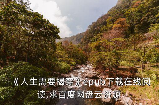 丁丁張,《人生需要揭穿》網盤下載免費在線閱讀