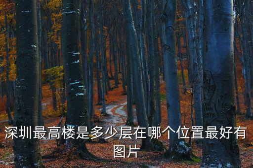 深圳京基100大廈圖片，深圳最高樓在哪里