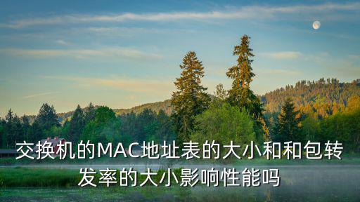 包轉發率,數據包轉發率越高交換機處理數據能力越強