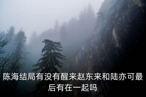 陳海結局,陳海和陸亦可的感情始終埋下伏筆