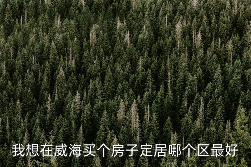 威海哪個(gè)縣城房?jī)r(jià)高，我想在威海買個(gè)房子定居哪個(gè)區(qū)最好