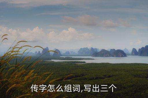 傳字怎么組詞,寫出三個