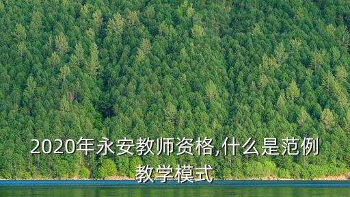2020年永安教師資格,什么是范例教學模式