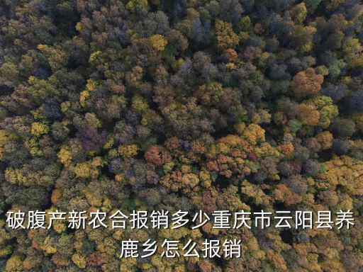 破腹產(chǎn)新農(nóng)合報(bào)銷多少重慶市云陽(yáng)縣養(yǎng)鹿鄉(xiāng)怎么報(bào)銷