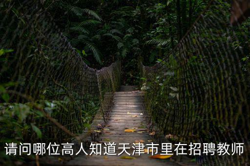 請(qǐng)問(wèn)哪位高人知道天津市里在招聘教師