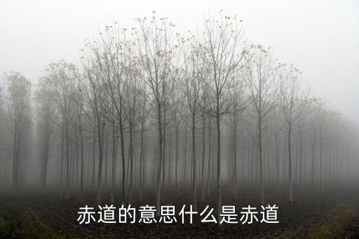 赤道的意思什么是赤道