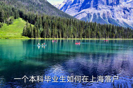 一個本科畢業(yè)生如何在上海落戶