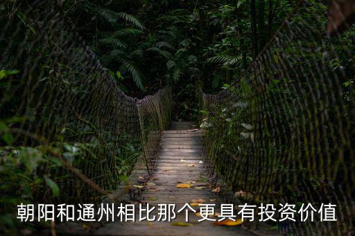 朝陽和通州的房價哪個高，2020北京朝陽和通州哪里買房最賺錢