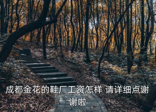 成都市武侯區金花工作，成都金花的鞋廠工資怎樣 請詳細點謝謝啦