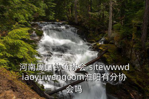 河南周口釣魚協(xié)會 sitewwwdiaoyuwengcom淮陽有分協(xié)會嗎
