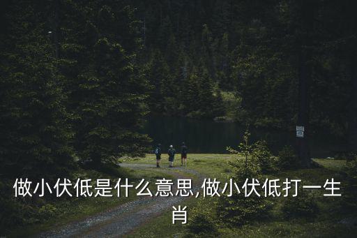 做小伏低是什么意思,做小伏低打一生肖