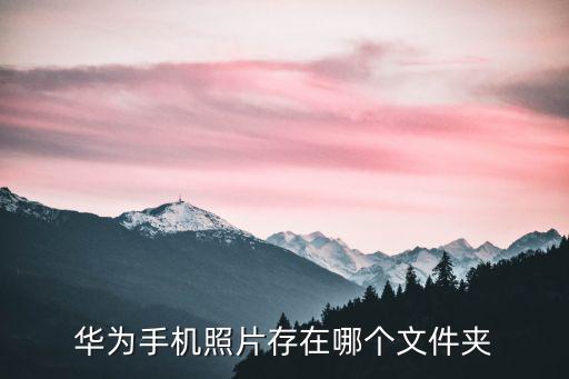 華為手機照片存在哪個文件夾