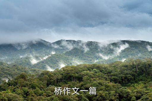 橋作文一篇