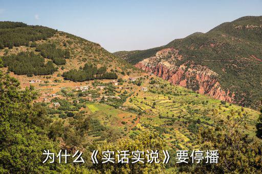 為什么《實話實說》要停播