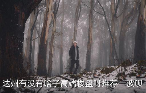達州有沒有啥子高端樓盤呀推薦一波唄