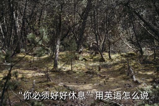 好好休息英語,早;先;提早四個英文單詞解析