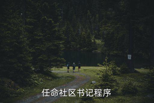任命社區(qū)書記程序