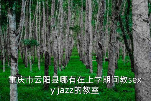重慶市云陽縣哪有在上學(xué)期間教sexy jazz的教室