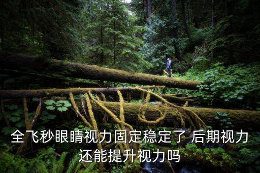 全飛秒眼睛視力固定穩(wěn)定了 后期視力還能提升視力嗎
