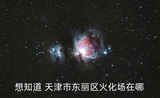 天津市第一殯儀館火化檔案，想知道 天津市東麗區(qū)火化場在哪