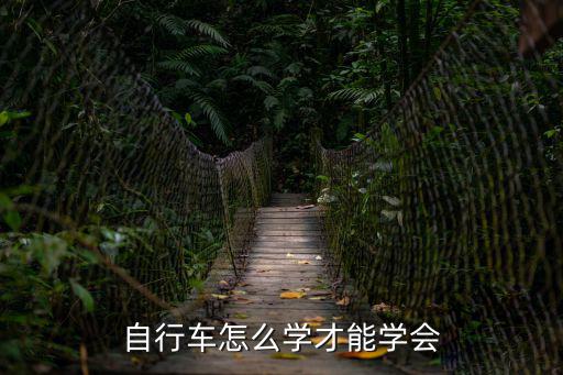 自行車(chē)怎么學(xué)才能學(xué)會(huì)