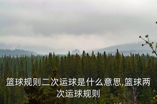 籃球規(guī)則二次運球是什么意思,籃球兩次運球規(guī)則