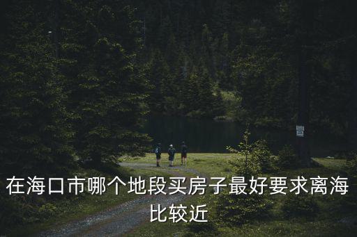 在海口市哪個地段買房子最好要求離海比較近