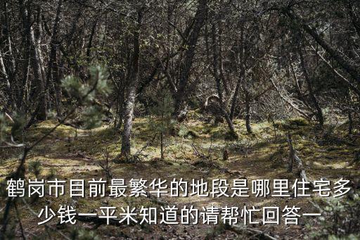 鶴崗哪個(gè)城市房?jī)r(jià)最貴，鶴崗樓價(jià)現(xiàn)在怎么樣