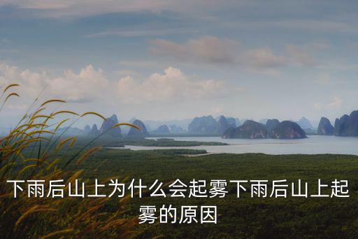 起霧的原因,下雨后山上為何會起霧?