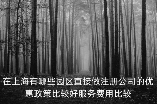 上海園區(qū)免費(fèi)注冊地址，經(jīng)濟(jì)園區(qū)為什么會免費(fèi)提供注冊地址