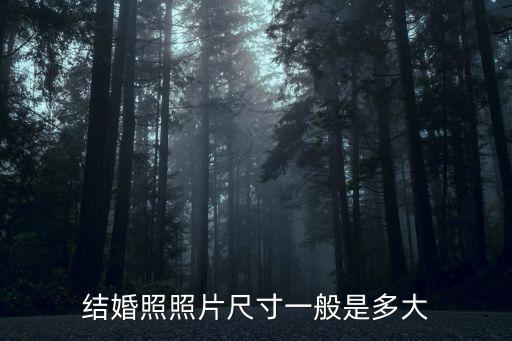 結婚照照片尺寸一般是多大