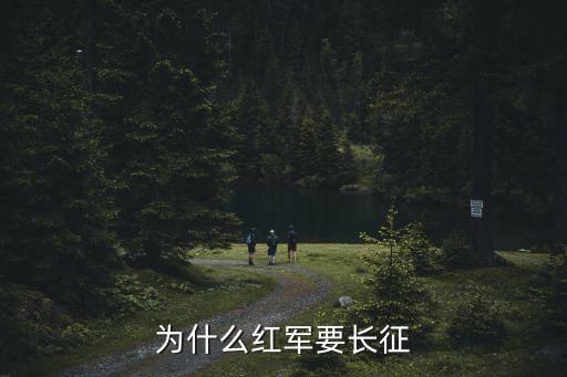 為什么紅軍要長征