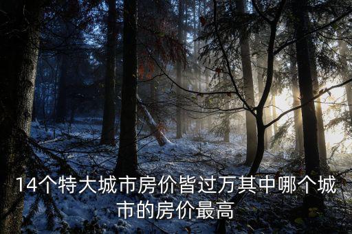 哪個城市平均房價最高，目前全國房價最高城市排名有誰了解