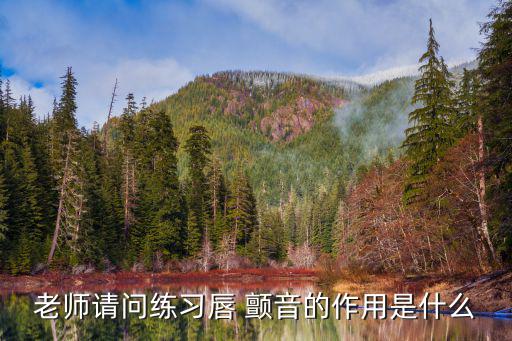唇顫音,舌尖上練牙齒顫音