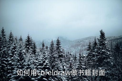 書籍設計封面,如何用coreldraw做書籍封面?