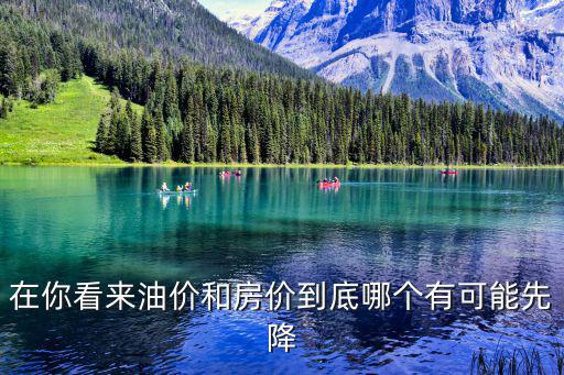 在你看來油價和房價到底哪個有可能先降