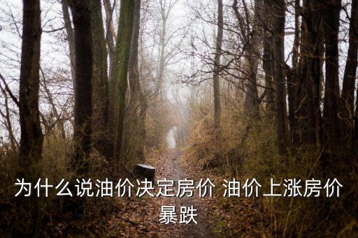 為什么說油價決定房價 油價上漲房價暴跌