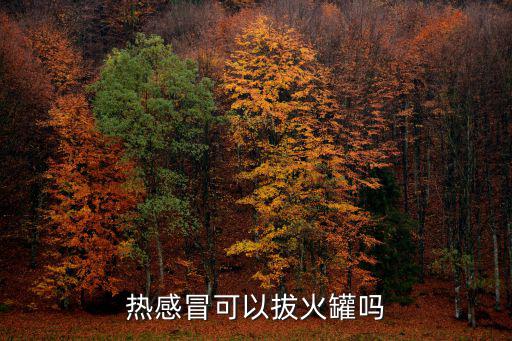 熱感冒可以拔火罐嗎