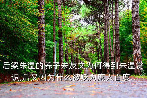 朱友文,朱友珪殺朱熹之子朱友文貶為庶人