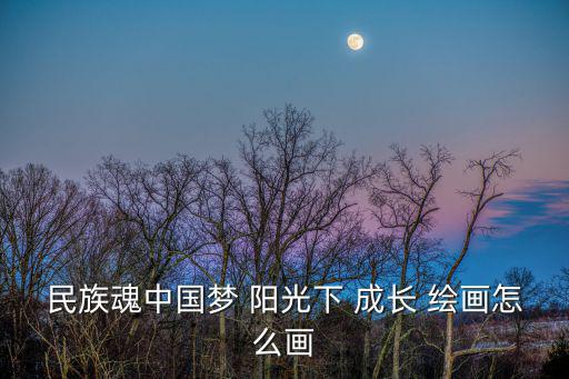 民族魂中國(guó)夢(mèng) 陽(yáng)光下 成長(zhǎng) 繪畫(huà)怎么畫(huà)