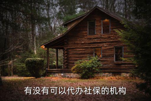 有沒有可以代辦社保的機構