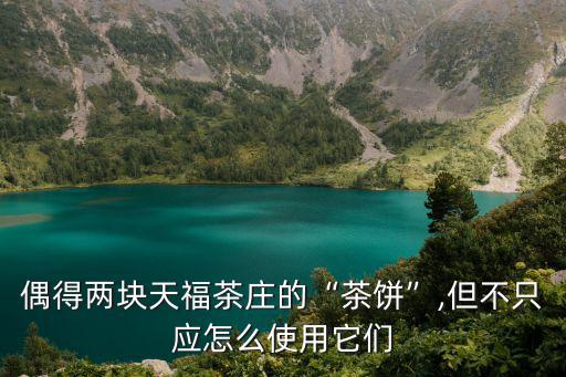 偶得兩塊天福茶莊的“茶餅”,但不只應怎么使用它們