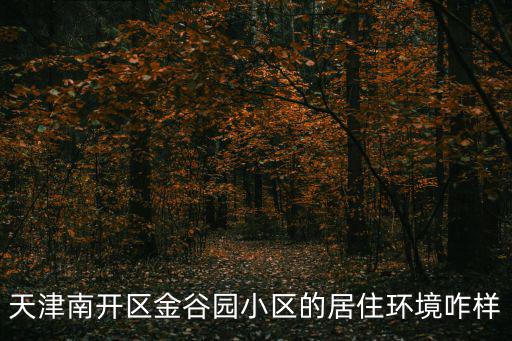 天津南開區(qū)金谷園小區(qū)的居住環(huán)境咋樣