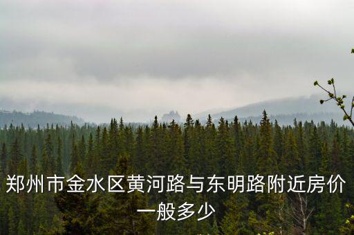 金水區(qū)哪個(gè)小區(qū)房?jī)r(jià)高些，鄭州市金水區(qū)黃河路與東明路附近房?jī)r(jià)一般多少