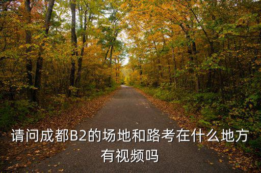 請問成都B2的場地和路考在什么地方有視頻嗎