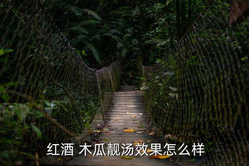  紅酒 木瓜靚湯效果怎么樣